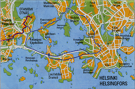A map of Helsinki area (GIF)