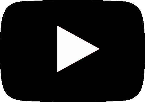 youtube logo in black