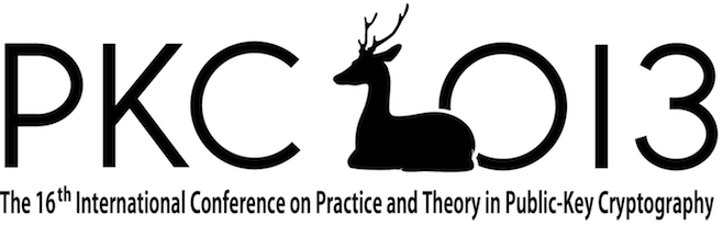 PKC 2013 – The 16th International Conference on Practice and Theory in Public-Key Cryptography